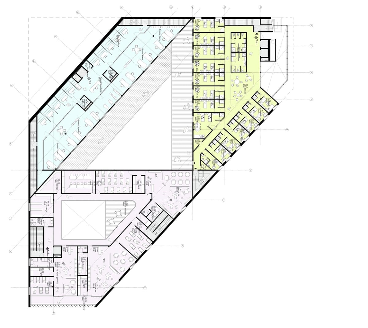 mapa de euraLille centro comercial 
