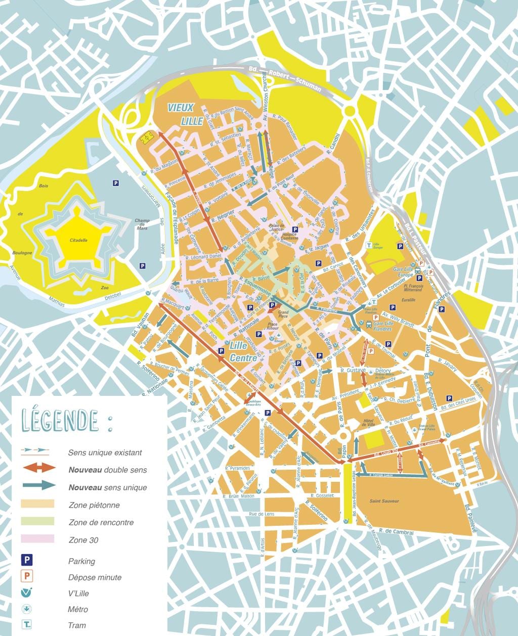 mapa de Lille concellos