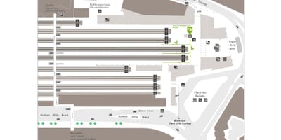Lille flandres estación de tren mapa